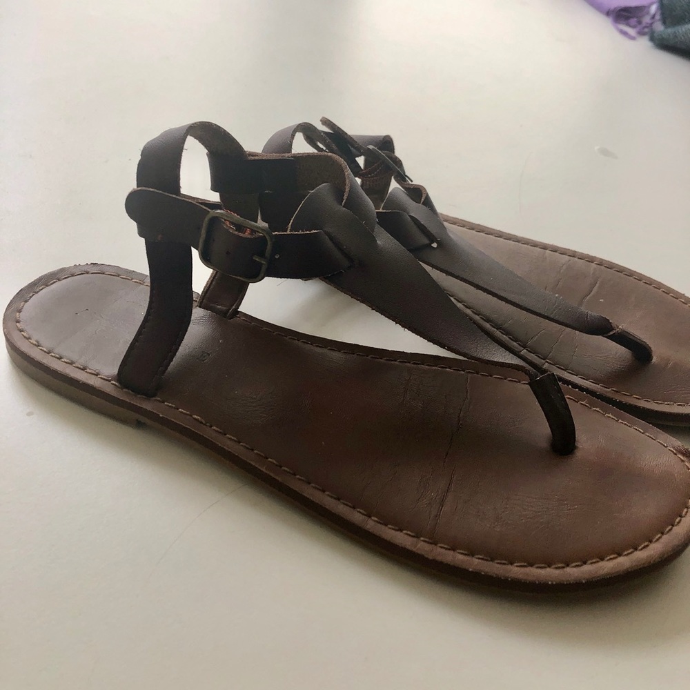 American Eagle Leather Sandals